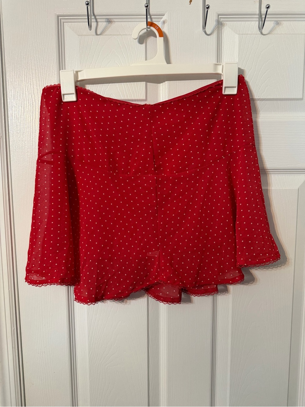 wild fable Red Polka Dot Mini Skirt